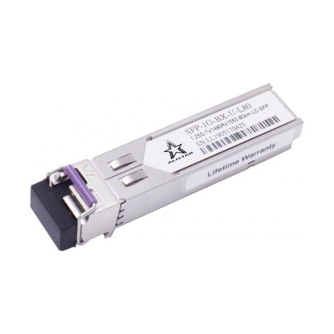 Модуль SFP Alistar Модуль SFP 1000BASE-BX 1SM WDM LC 80KM TX1490/RX1550nm DDM (SFP-1G-BX-U-L80)