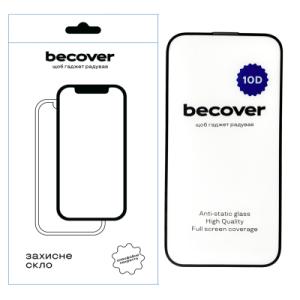 Стекло защитное BeCover Apple iPhone 15 10D Black (711329)