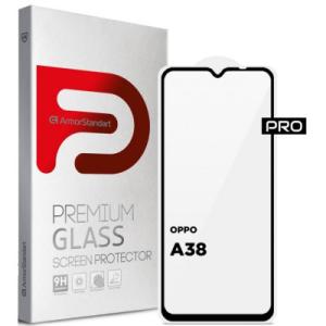 Стекло защитное Armorstandart Pro OPPO A18 4G / A38 4G Black (ARM71040)