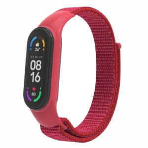 Ремінець до фітнес браслета Armorstandart нейлоновий для Xiaomi Mi Band 7/6/5/4 Red (ARM67842)