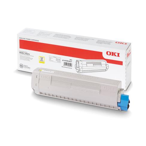 Тонер-картридж OKI MC853/873/883-7.3K Y