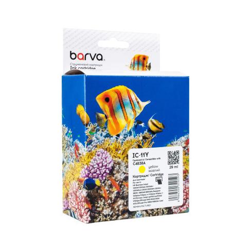Картридж Barva HP 11 (C4838A) 2550 арк, Yellow (IC-11Y)