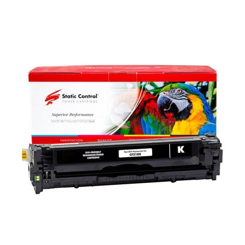 Картридж Static Control HP CF210X (131X), Canon 731H black Parrot (002-01-LF210X)