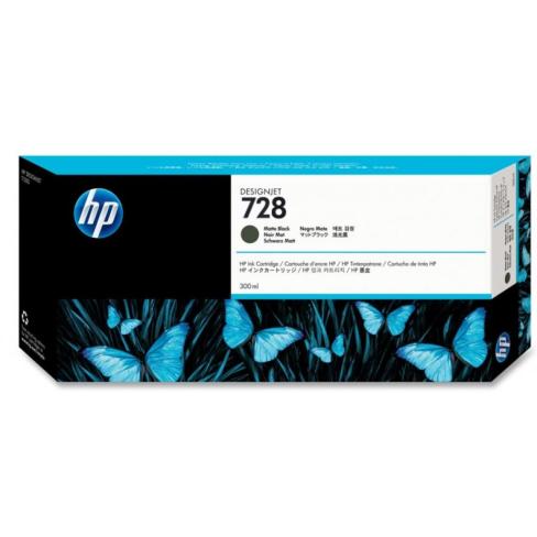 Картридж HP DJ No.728 Matte Black, DesignJet T730/T830 300 ml