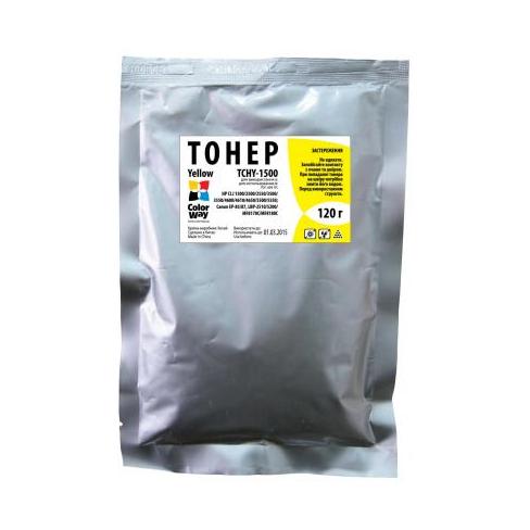 Тонер HP CLJ 1500/2500 Yellow ColorWay (TCHY-1500)