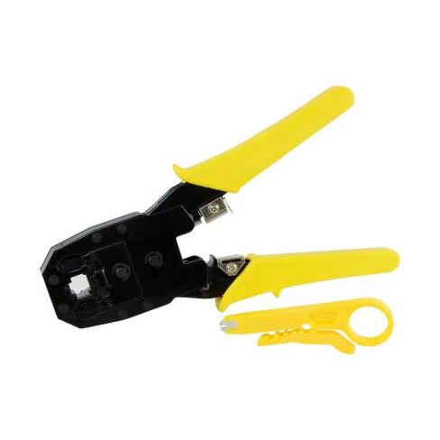 Інструмент Merlion RJ-45 (8P8C), RJ-12/11 (6P6C), 4P/6P/8P, Yellow (YT-BS-3268 / 10135)