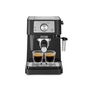 Рожковая кофеварка эспрессо DeLonghi EC260BK