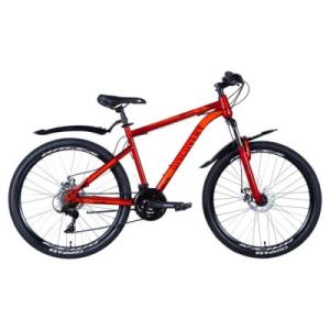Велосипед Discovery Trek AM DD 26" 18" ST 2024 Червоний (OPS-DIS-26-592)
