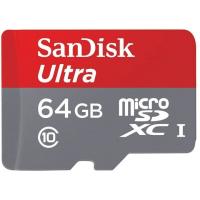 Карта пам'яті SanDisk 64GB microSDHC class 10 UHS-I A1 Ultra (SDSQUA4-064G-GN6MN)