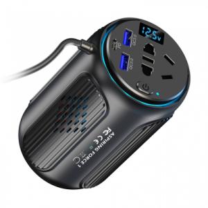 Автомобильный инвертор 12V/220V Force1 150W, PD20W Aspiring (FC.150)