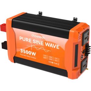 Автомобильный инвертор Choetech 12/220V 1600Вт, чистая синусоида (CJ3500Q-V2)