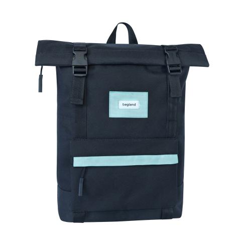 Рюкзак для ноутбука Bagland 15" Holder 25L, roll top, 0051666, black