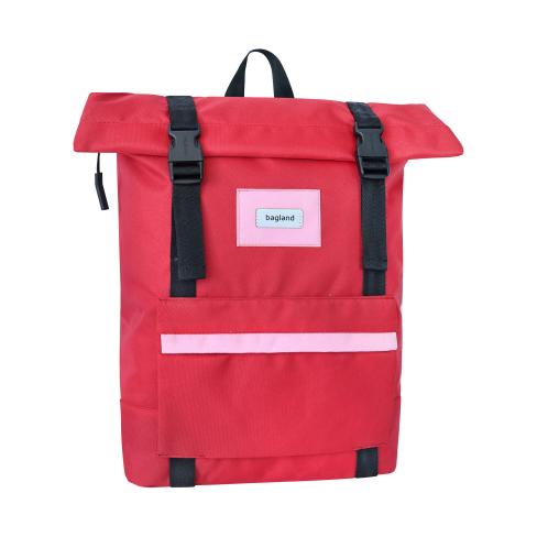 Рюкзак для ноутбука Bagland 15" Holder 25L, roll top, 0051666, red