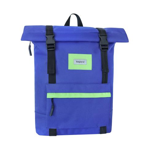 Рюкзак для ноутбука Bagland 15" Holder 25L, roll top, 0051666, blue
