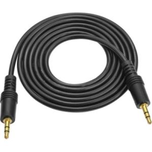 Кабель мультимедийный 3.5mm M to 3.5mm M 3.0m black Voltronic (YT-AUXGJ(M)/(M)-3.0-B)