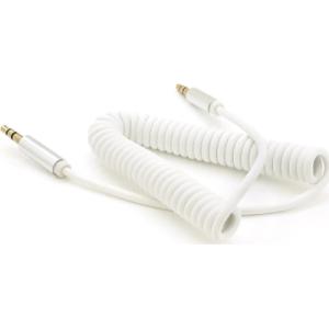 Кабель мультимедийный 3.5mm M to 3.5mm M 1.5m 90° corner white Voltronic (YT-AUXSGJ(M)/(M)-1.5-W)