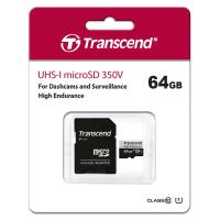 Карта памяти Transcend 64GB microSDXC class 10 UHS-I U1 High Endurance (TS64GUSD350V)