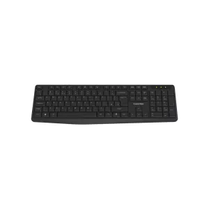 Клавиатура Canyon KB-W01 Water resistant Wireless UA Black (CNE-CKEYW01)