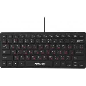 Клавіатура Maxxter KBM-C01B-UA USB UA Black (KBM-C01B-UA)