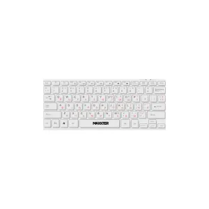 Клавиатура Maxxter KBM-C01W-UA USB UA White (KBM-C01W-UA)