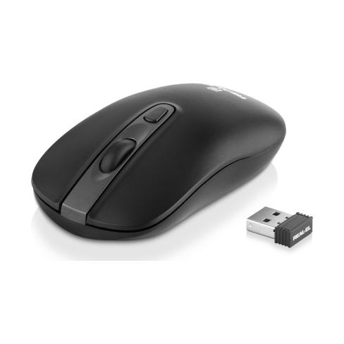 Мышка REAL-EL RM-350W Wireless Black/Gray