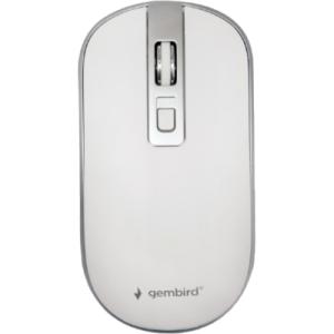Мышка Gembird MUSW-4B-06-WS Wireless White-Silver (MUSW-4B-06-WS)