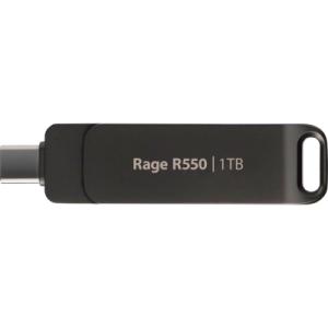 USB флеш накопичувач Patriot 1TB Rage R550 Matte Black USB 3.2/Type-C (PE1TR550DSAD)