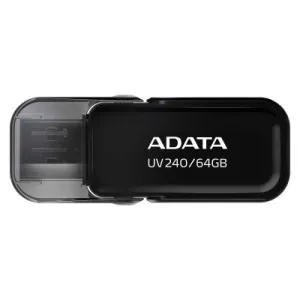 USB флеш накопитель ADATA 64GB UV240 Black USB 2.0 (AUV240-64G-RBK)