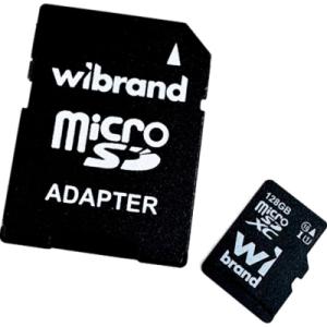 Карта памяти Wibrand 128GB microSD class 10 (WICDHU1/128GB-A)