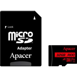 Карта памяти Apacer 32GB microSD class 10 UHS-I V10 A1 (AP32GMCSH10UB-R)