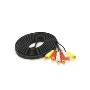 Кабель мультимедийный 3xRCA M to 3xRCA M 5.0m black Voltronic (YT-3хRCA(M)/3хRCA(M)-5.0G)