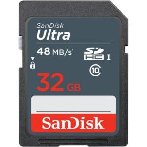 Карта памяти SanDisk 32GB SDHC class 10 UHS-I Ultra Lite (SDSDUNR-032G-GN3IN)