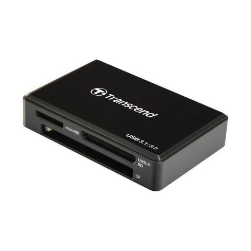 Зчитувач флеш-карт Transcend USB 3.1 Gen 1 Type-C SD/microSD/CompactFlash/Memory Stick (TS-RDC8K2)