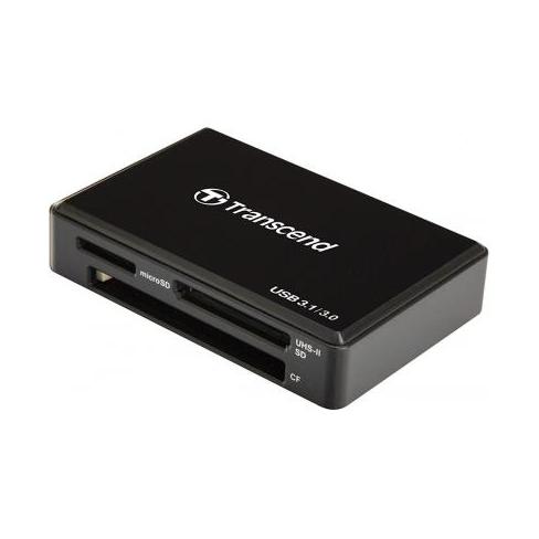 Считыватель флеш-карт Transcend USB 3.1 Black (TS-RDF8K2)