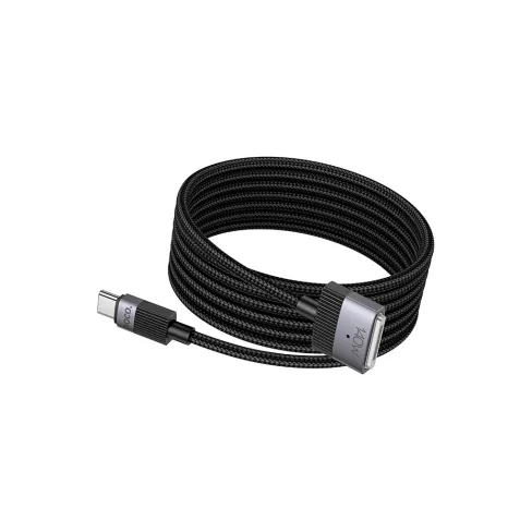 Кабель питания USB-C to Magsafe 3 1.0m black HOCO (6942007642088)