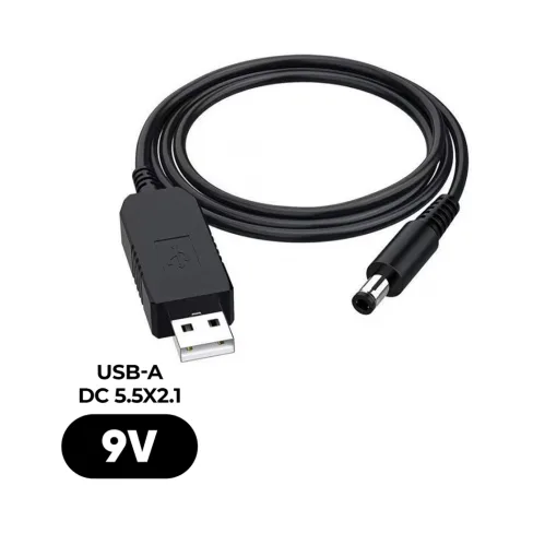 Кабель питания USB to DC 5.5x2.1mm 9V 0.8m Armorstandart (ARM65662)