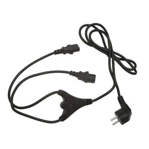 Кабель живлення C13 2x 2.0m Cablexpert (PC-186-ML6)