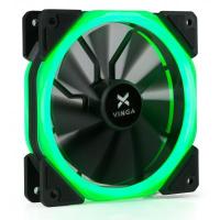 Кулер для корпуса Vinga LED fan-02 green