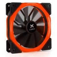 Кулер для корпуса Vinga LED fan-02 red