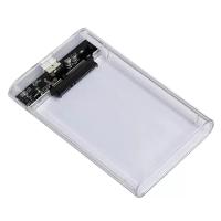 Кишеня зовнішня AgeStar 2.5", USB 3.2, 12.5mm /15mm HDD/SSD Transparent (3UB2P6C (Transparent))