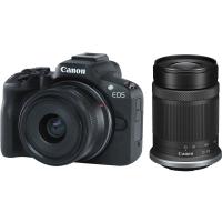 Цифровой фотоаппарат Canon EOS R50 RF-S 18-45 IS STM + RF-S 55-210 IS STM Black (5811C034)