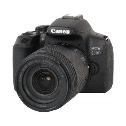 Цифровий фотоапарат Canon EOS 850D kit 18-135 IS nano USM Black