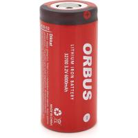 Аккумулятор 32700 LiFEPO4, 6000mAh, 3.2V, RED/GREY Orbus (ORB32700-48G)