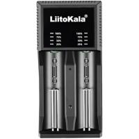 Зарядное устройство для аккумуляторов Liitokala 2 Slots, LED indicator, Li-ion(18650...RCR123...26650), NiMH(AA, AAA, SC, C) (Lii-PL2)