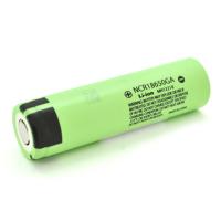 Аккумулятор 18650 Li-Ion NCR18650GA TipTop, 3500mAh, 10A, 4.2/3.6/2.5V, green Panasonic (NCR18650GA)