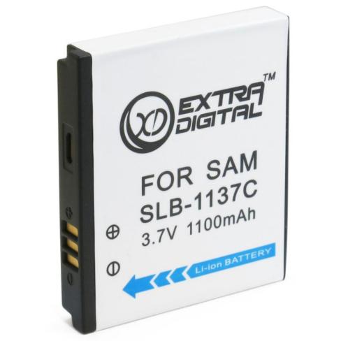 Акумулятор до фото/відео Extradigital Samsung SLB-1137C, Li-ion, 1100 mAh