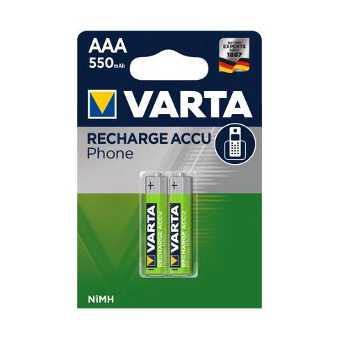 Аккумулятор Varta AAA Phone ACCU 550mAh NI-MH * 2
