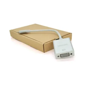 Переходник USB-C M to VGA F 0.1m silver VEGGIEG (TV-S/W/01018)