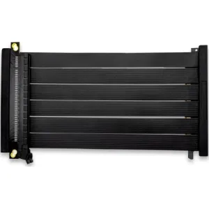 Райзер PcCooler Vertical GPU RISER CABLE PCI-E BK 4.0 185мм PCI-E4.0X16 Чор (RC185 BK 4.0)