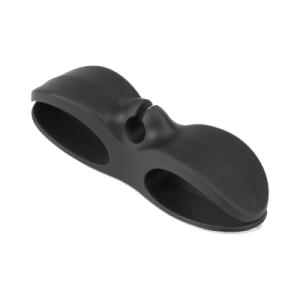 Держатель для кабеля OfficePro CM001B, клейкое основание, black (CM001B)